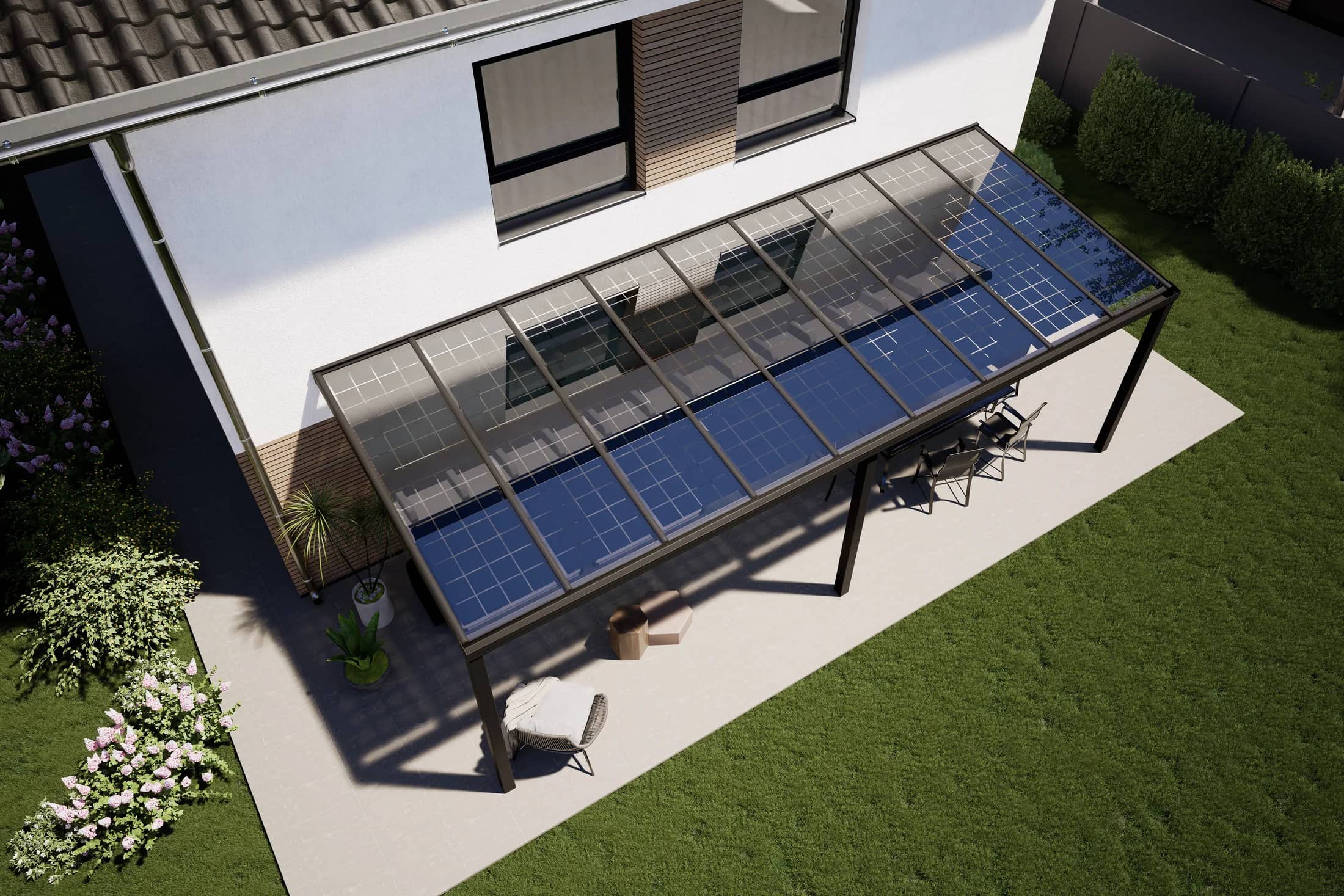 Solar-Terrassendach richtig planen