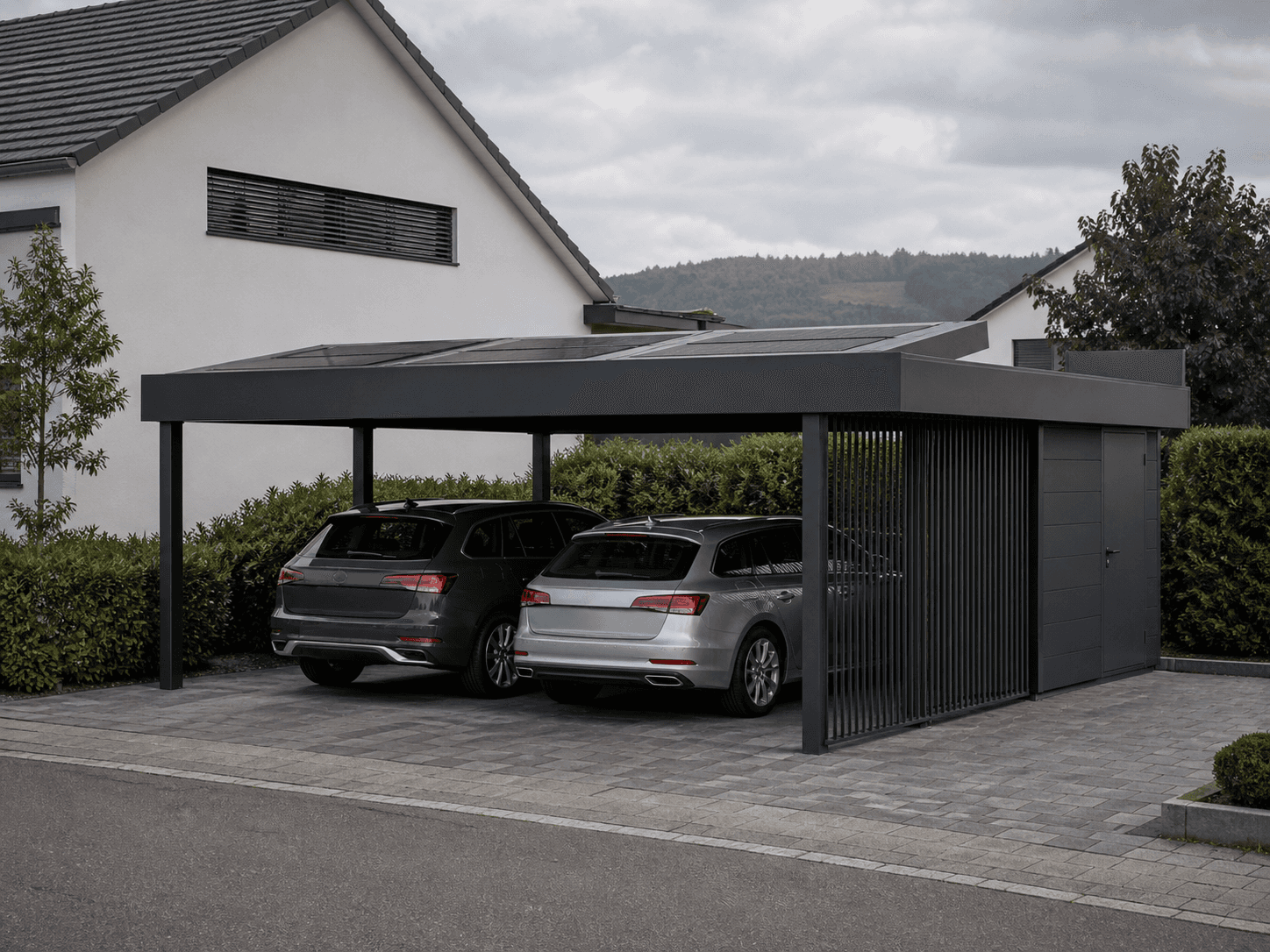 Aluminium-Carport planen: die vollständige Checkliste