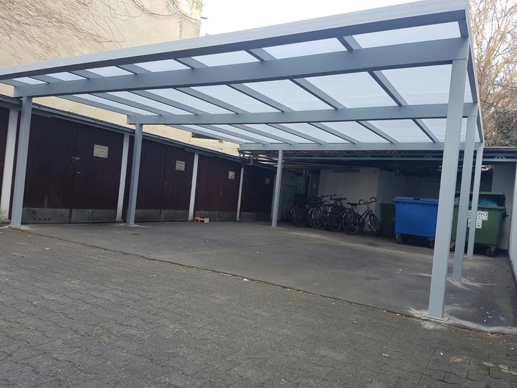 Slide Schiebedach: Reale Pultdach-Systemausführung